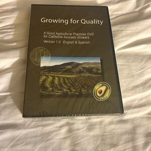 GAP Training DVD for Avocado Growers Bilingual English Spanish NEW